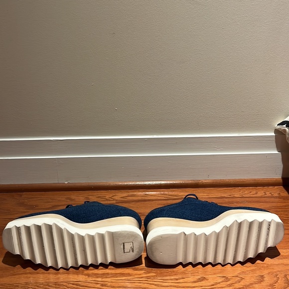 Stella McCartney Denim Platform Derby Shoes - Picture 5 of 5